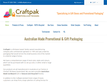 Tablet Screenshot of craftpak.com.au